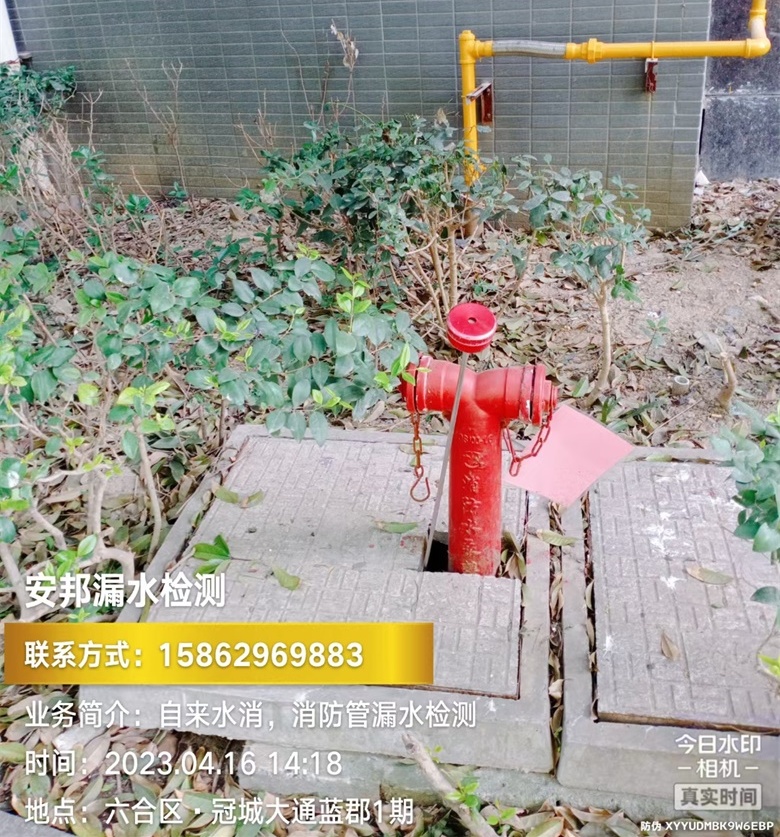 南京六合區(qū)冠城大通藍(lán)郡1期漏水檢測維修